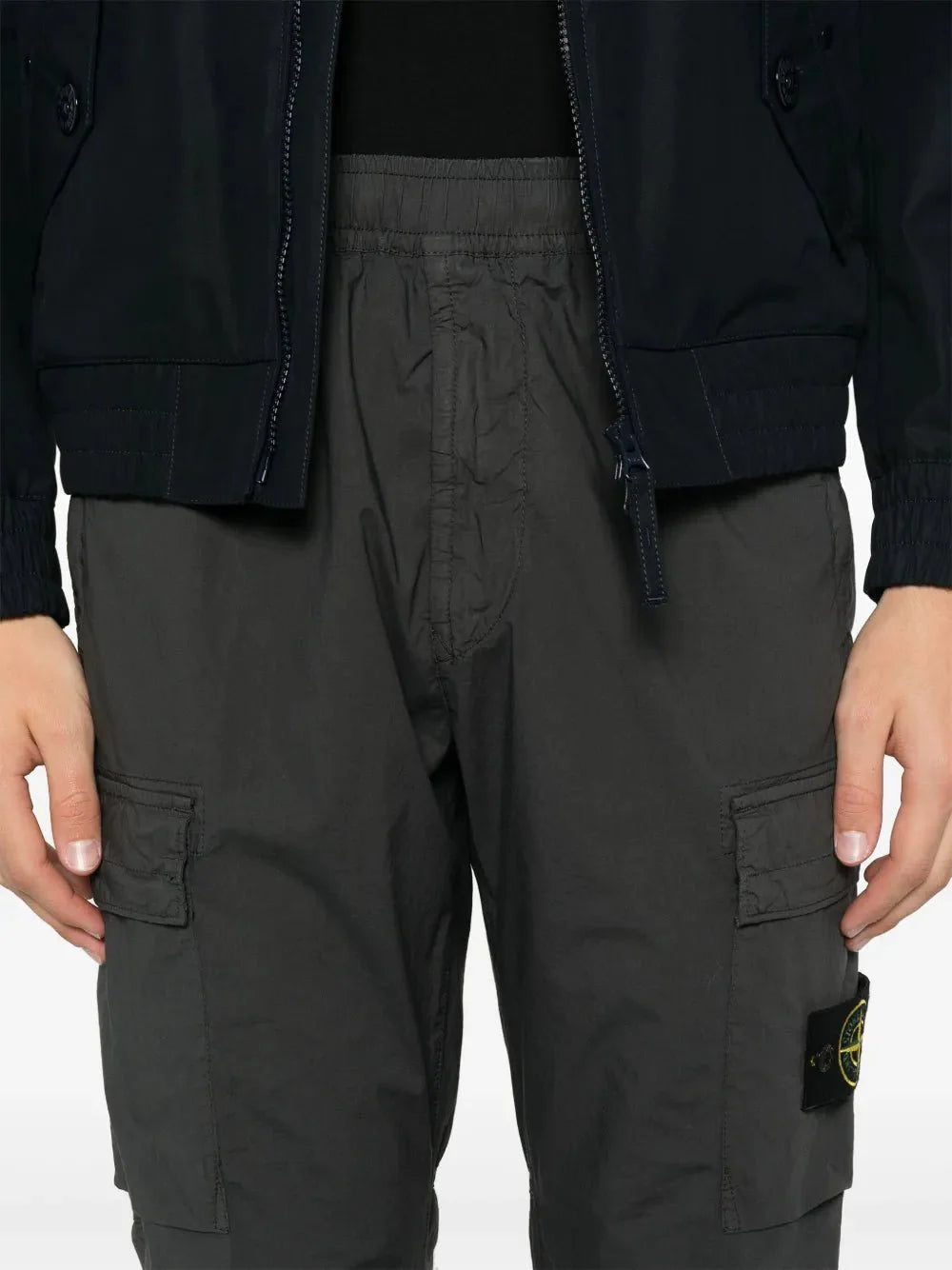Compass-badge trousers