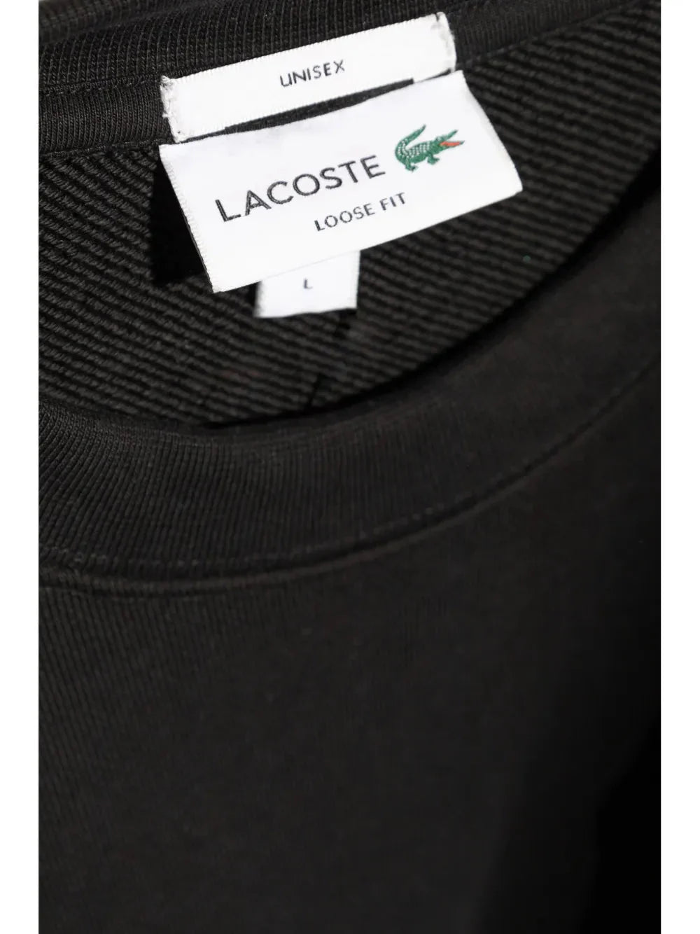 badge fleece sweatshirt