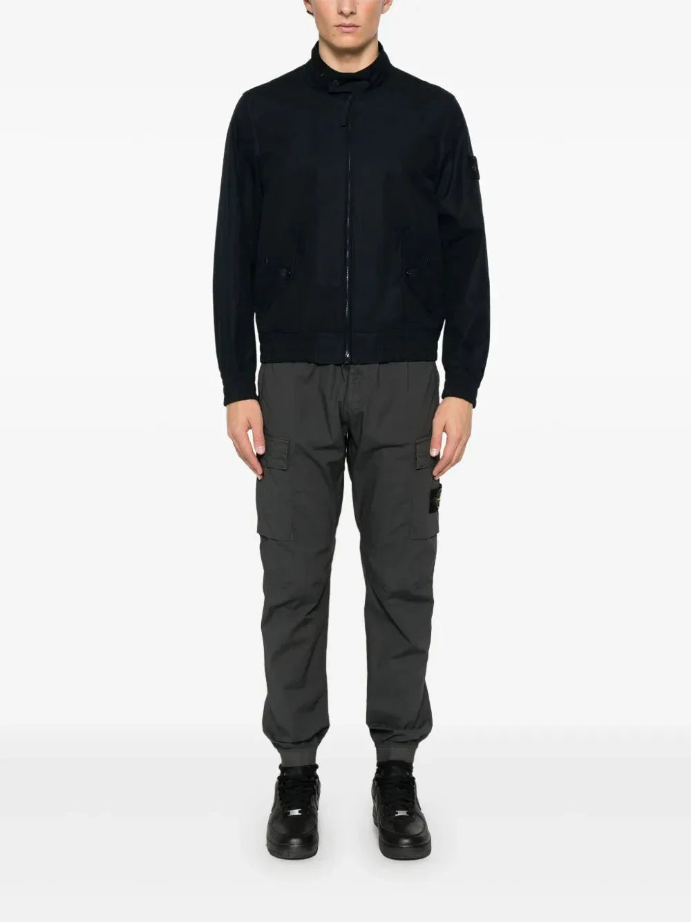 Compass-badge trousers