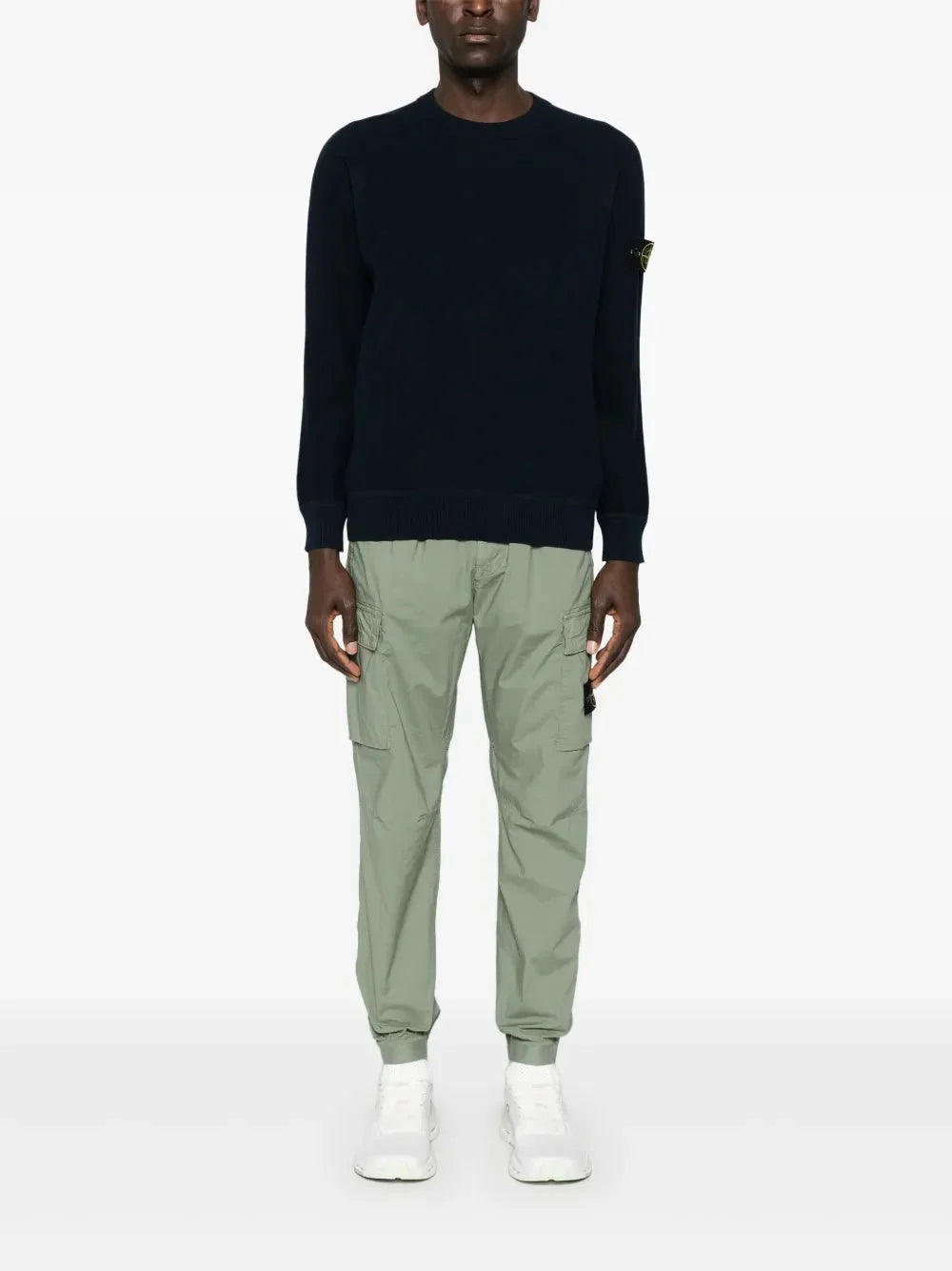 Compass-badge trousers