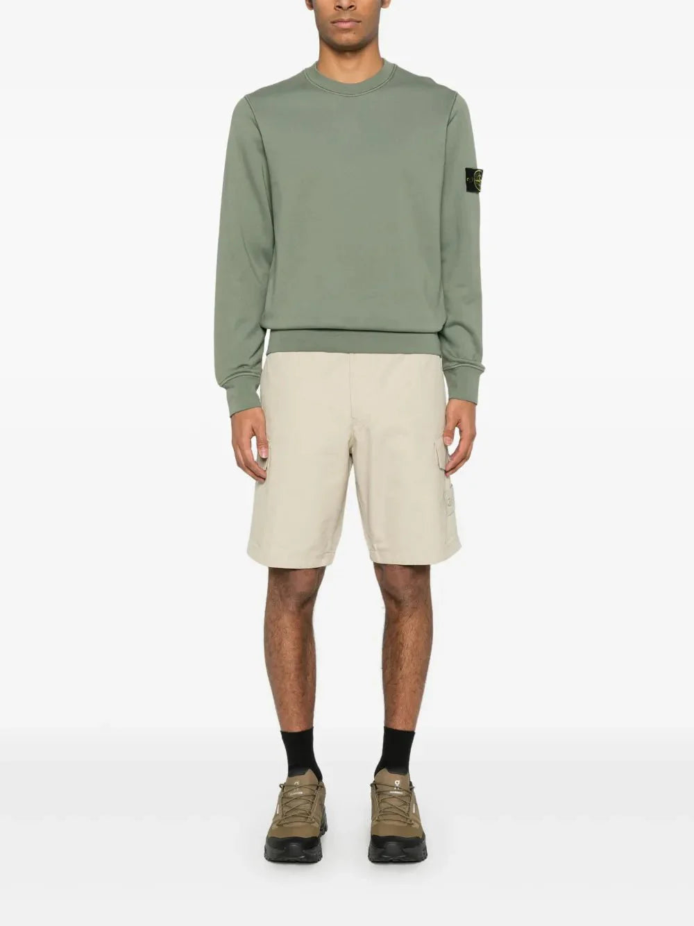 Compass-patch sweatshirt
