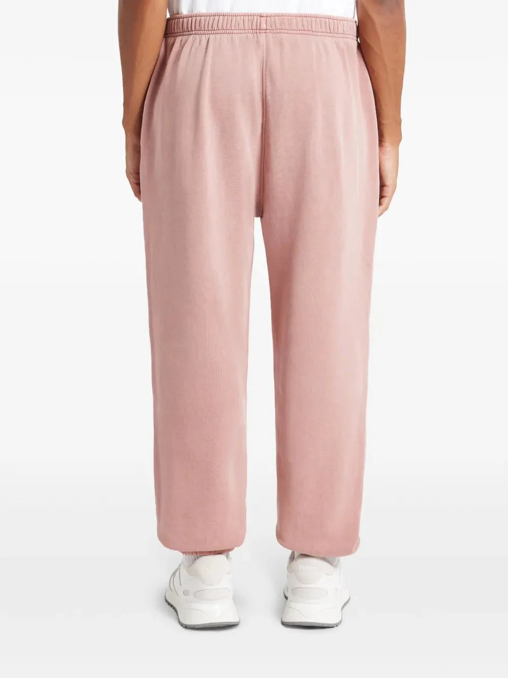 cotton-fleece track pants