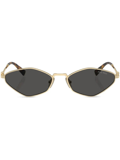 Miu Miu Eyewear lunettes de soleil à monture géométrique