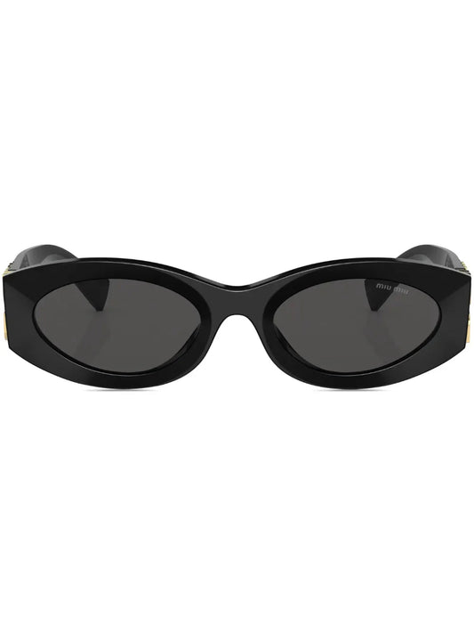 Miu Miu Eyewear lunettes de soleil ovales Glimpse