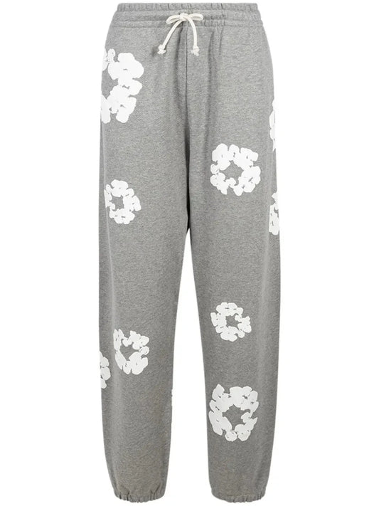 pantalon de jogging à lien de resserrage