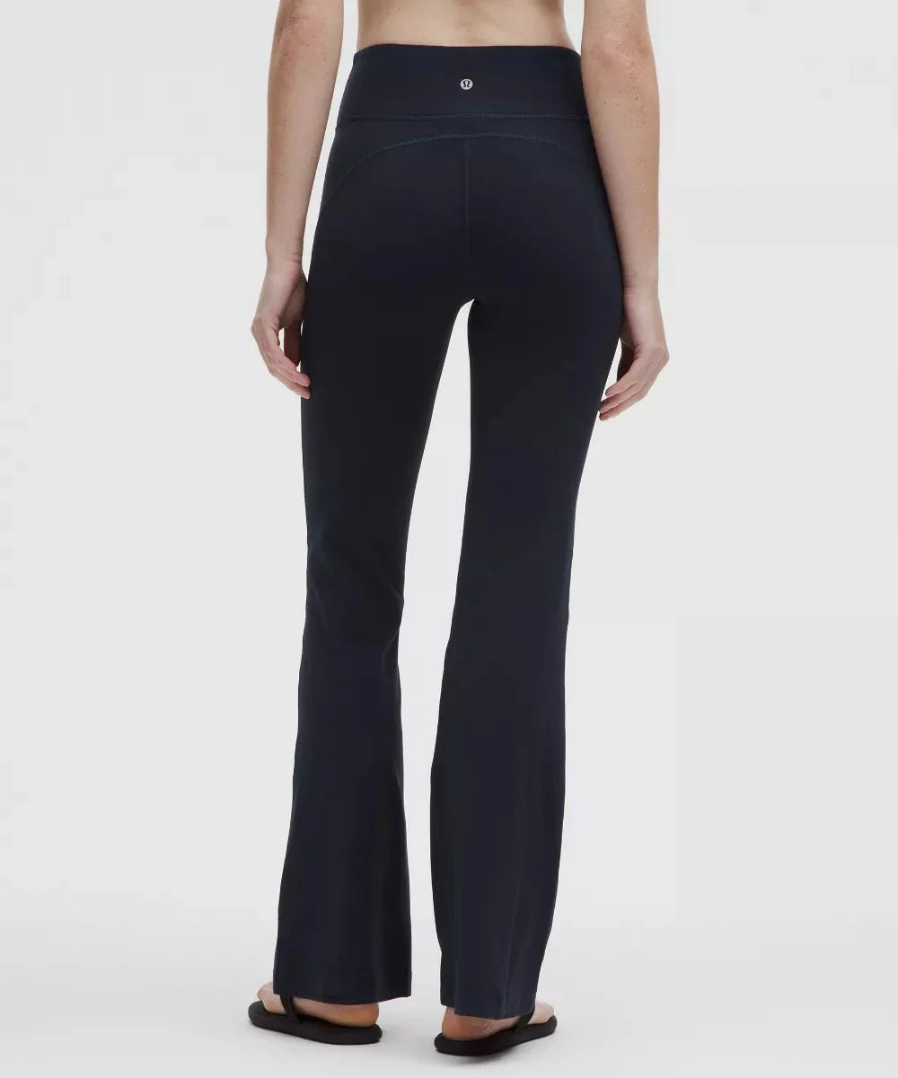 Pantalon Groove évasé taille haute en Nulu Standard