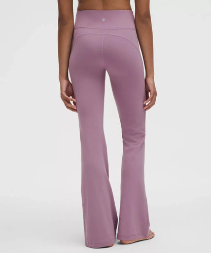 Pantalon Groove évasé taille haute en Nulu Standard