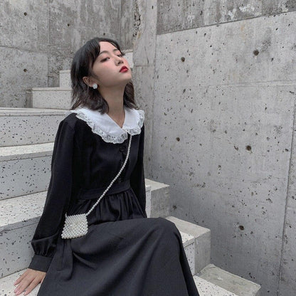 Button-Down Midi Dress With Collar