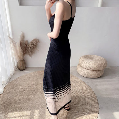 Ribbed Spaghetti Strap Dress