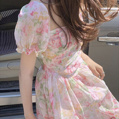 Floral Off-The-Shoulder Dress