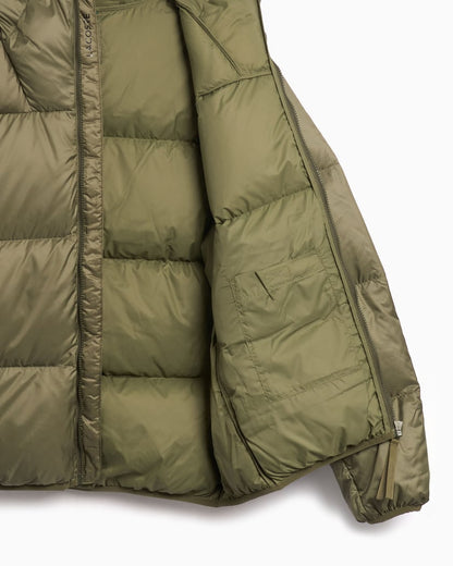 Short Water Repellent Hooded Puffed Jacket