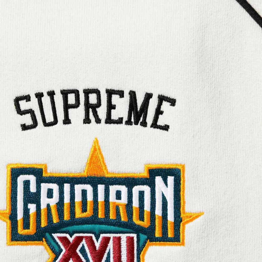 SUPREME ZIP HOODIE PLAYOFFS WHITE