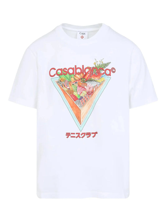 t-shirt Tennis Club Icon à imprimé triangle